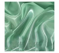 Tela de tul suave, Organza Fabric By The Meter Multicolor 100cm x 150cm For Sewing Dresses And Costumes(19 Matcha En8)