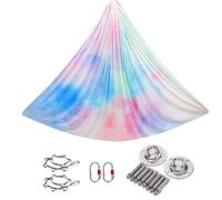 Tela de yoga aérea de alta calidad para hamaca y equipo de fitness, ideal para pilates y entrenamiento de gimnasia