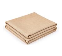 Tela de yute por metros, 4 m x 160 cm de ancho, tela de yute para casa y | 280 g/m² de arpillera de fibras naturales, tela de yute natural para costura, manualidades, plantas, protección de invierno