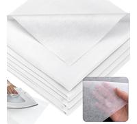 Tela Entretela para Planchar Entretela Termoadhesiva Color Blanco Entretela de Costura para Reforzar los Pliegues de la Ropa a Mano Se Puede Cortar (Delgado1mx3m)