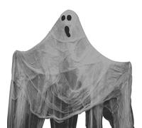 Tela Espeluznante, 76 x 183 cm Halloween Decoraciones al Aire Libre Gasa - decoración estacional para la Escuela jardín Dormitorio Oficina apartamento Patio y otoño círculo Fantasma Pasarela