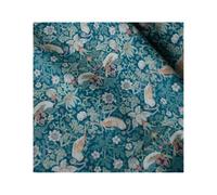 Tela Estampada Vestido de tela algodón puro popelina Floral pequeño jardín 140x50cm, ropa hecha a mano, accesorios fotografía DIY, costura(2)