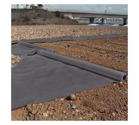 Tela geotextil para control de malezas, base para caminos de entrada, barrera comalezas para jardines, drenaje paisajístico, color negro, 1 m/1,5 m de ancho (1 m x 70 m/3,3 pies x 230 pies).