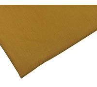 Tela lisa de polialgodón color mostaza - 112 cm de ancho - más de 40 colores - 5 metros