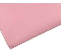 Tela lisa de polialgodón color rosa suave - 112 cm de ancho (rosa suave, 3 METROS)
