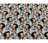 Tela MAFALDA de Disney, Dibujos Animados - Algodón 100% por Metro - 1 Metro x 140 cm