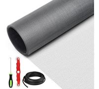 Tela Mosquitera 250x120 cm, Tela Mosquitera por Metros, Fibra de Vidrio, Ideal para Ventanas y Puertas, Eficaz contra Insectos.