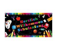 Tela Mujer de Bienvenida de Regreso a la Escuela, del día de Clases, de Tela Grande, de para Decoraciones de Fiesta de Regreso a la Escuela, decoración de Aula de Oficina Sacos (C, One Size)