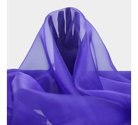 TELA ORGANZA POR METROS COLOR LISO CRISTAL SERIE LORCA, ANCHO 150cm (MORADO, 5)