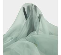 TELA ORGANZA POR METROS COLOR LISO CRISTAL SERIE LORCA, ANCHO 150cm (PLATA, 3)