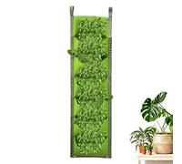 Tela para jardineras Pared al Aire Libre - Jardín Interior 7 Bolsillos - Hang Gardening Vertical Greening Flower Contenedor, plantación Flores