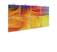 Tela para proyector El Alquiler Interior de 2K 4K P3.91 curvó la exhibición de Pared llevada Pantalla publicitaria llevada reemplazo videoproyector(P4.81 500x500mm)