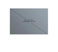 Tela para proyector Pantalla de proyección con instalación Adhesiva metálica antiluz y no Perforada, se Puede Limpiar con un paño húmedo videoproyector(30 Inch)