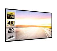 Tela para proyector Pantalla de proyector 100 Pulgadas 120 Pulgadas 150 portátil Plegable para Cine en casa al Aire Libre Interior videoproyector(84 Inch)