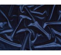 Tela para ropa y vestidos de punto elástico de terciopelo Minerva Core Range French Navy - Peso medio y adecuado para costura - Ancho aproximado: 150 cm / 60" - Se vende por metro