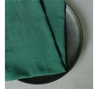 Tela para suministros de costura, 1 unidad, vintage, 100 % algodón, por metro, 135 cm de ancho, para manualidades, costura, acolchado, ropa, servilletas, manteles, decoración (verde oscuro, 100 x 135