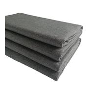 Tela para Tapizar Gruesa - TinaKim - Tejido Slub Tipo Lino Cáñamo - Para Fundas de Sofá, Sillón y Silla - Tela Decorativa Resistente - Color Gris 9 (2 Metro)