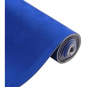 Tela para Tapizar Techo de Coche Tapicería de gamuza de 56 x 145 cm, 61 x 145 cm, 115 x 145 cm y 193 x 152 cm con parte trasera de espuma for reparación de techos interiores de automóviles, color azul