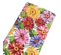 Tela Para Tapizar Tela acolchada de algodón con estampado girasoles por media yarda, coser ropa vestir, tela popelina textil for el hogar, Material costura DIY(145305)