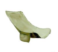 Tela plegable de repuesto para sillas estándar de exterior, tela Oxford impermeable con bolsillo lateral desmontable (verde)