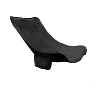 Tela plegable de repuesto para sillas estándar de exterior, tela Oxford impermeable con bolsillo lateral desmontable (negro)