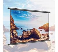 Tela Proyector Portatil, Pantalla Proyector 60 Pulgadas, Antiarrugas Pantalla De Proyector Techo Y Pared para Patio Exterior Camping Teatro, Proporcionando Imágenes De Alta Resolución(16:9,60")