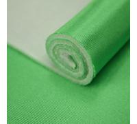 Tela rasete foamizada brillo satinado - 150 cm ancho | Carnaval, cosplay, escenografía, manualidades | 100% poliéster | tres capas - por metros (VERDE HIERBA, 1 METRO)