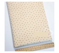 Tela Rayas 160 CM * 50 CM pequeñas cerezas a rayas tela DIY tela de algodón hecha a mano ropa de cama pura(Color 01)