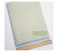 Tela Rayas 160 CM * 50 CM pequeñas cerezas a rayas tela DIY tela de algodón hecha a mano ropa de cama pura(Color 02)