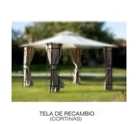 Tela Recambio Cortinas - Tela Resistente para pérgolas, fácil de Instalar, protección UV, Disponible en Varias Medidas y Colores.