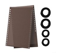 Tela reclinable de repuesto de 160 x 48 cm con correa de cuerda para silla de gravedad diseñada para diversas actividades al aire libre (marrón)