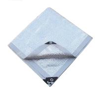 Tela reflectante 99% aluminet, protección UV resistente y red de refrigeración para plantas y automóviles, tela de bloqueo solar plateada con ojales (2 x 10 m)