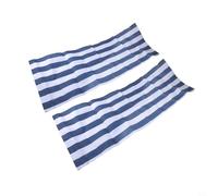 Tela Repuesto Playa Poliéster Impermeable 120x44 cm Portátil Funda Silla para terraza Patio Verano(2pcs)