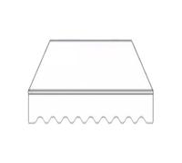 Tela retráctil de repuesto para toldo de patio, cubierta impermeable para exteriores, para puertas, ventanas, terrazas y balcones