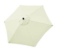 Tela Sombrilla De Repuesto, Toldo De Recambio Para Sombrilla De 6 Varillas/ 8 Varillas, Cubierta De Repuesto Para Jardín Patio Piscina Sombrilla En Voladizo(Color:Beige white,Tamaño:2.7m/8 Ribs)