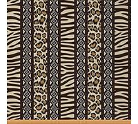 Tela tapicería leopardo Tela estampado guepardo por el patio textura tigre cebra decoración animales africanos tela tartán a rayas para interiores y exteriores tela geométrica marrón amarillo 1 yarda