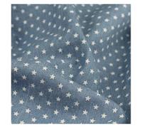 Tela vaquera lavada, material for ropa, color sólido, algodón completo, jeans con agua, telas corazones, puntos y estrellas Para Ropa, Costura(Color10)