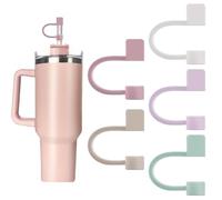 TELAIN Juego de 5 fundas para pajitas, compatible con Stanley 30oz/40oz, 10 mm de diámetro, apto para alimentos, perfecto para actividades al aire libre