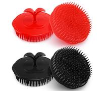 TELAIN Kopfhaut Massagebürste Set - 2 Piezas Masajeador de Cuero Cabelludo, Ideal para Champú y Cuidado de Cuero Cabelludo Seco, Efectivo Exfoliante para Mejor Salud Capilar, Alivio del Estrés y