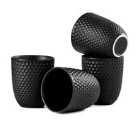 TELANKS Juego de 4 tazas de té japonesas, de cerámica de 180 ml, tazas de té chinas, tazas de té asiáticas, tazas de té sin asa, tazas de té ideales para los amantes del té