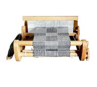 Telar de madera de mesa, máquina de tejer a mano, densidad de tela ajustable, desmontable para hacer bolsos, bufandas, posavasos