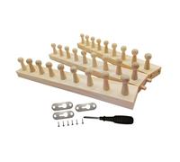Telar de Madera para Tejer a Mano, Telar Largo para, Ideal para Decoración del Hogar Y Manualidades.
