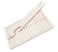 Telar de Madera para Tejer Correas y Cintas, Adecuado para Artesanos | Superficie Lisa y Punta Suave, Manejo Ergonómico, para Viajes Creativos y Proyectos de Tejido DIY