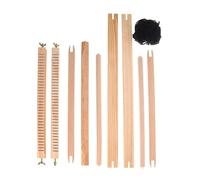 Telar para Principiantes Telar de madera multifuncional for tejer a mano, accesorios costura, juego bordado y tejido