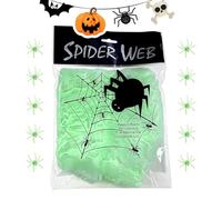 Telaraña Artificial Estirable Y Reutilizable Con Brillo Espeluznante