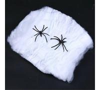 (Telaraña de 20 g) Mantel de Halloween Telaraña Pantalla de lámpara Bufanda de chimenea Camino de mesa