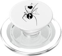 Telaraña de Amor con Viuda Negra y Estilo telaraña PopSockets PopGrip para MagSafe