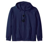 Telaraña de Amor con Viuda Negra y Estilo telaraña Sudadera con Capucha