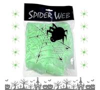 Telaraña Decorativa Estirable, Suave, Reutilizable Y Con Un Brillo