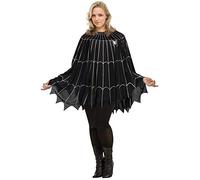 Telaraña Poncho Plus Size Costume - -